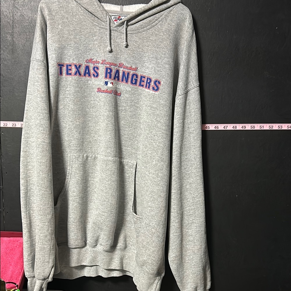 2001  Texas Rangers Hoodie Authentic collection